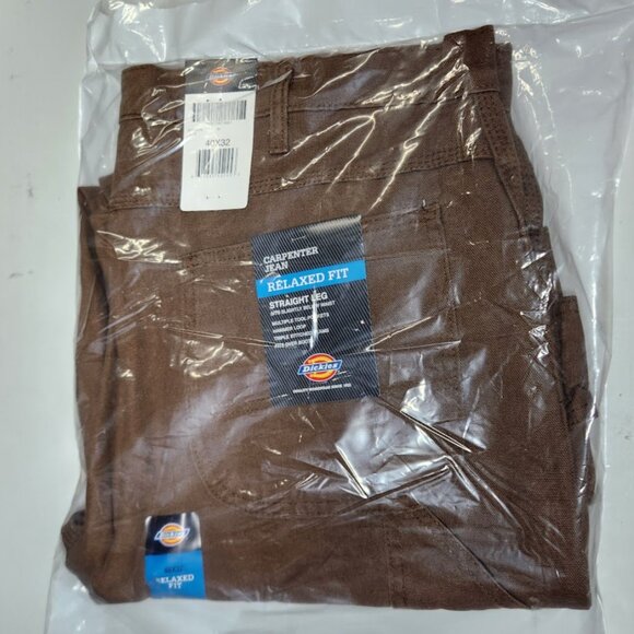 NEW Dickies Men's Relaxed Fit Sanded Duck Carpenter Jeans Pants Size 40 W x 32 L - Picture 11 of 12